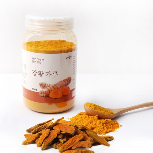 동의한재 오리지널 100% 인도산 강황 가루 분말 500g, 1개 이미지 4