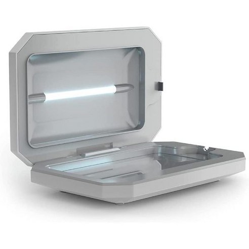 PhoneSoap 기본 휴대폰 자외선 소독제 박스 | 특허 및 임상적으로 입증된 360도 (화이트), White, 기본 - 화이트
