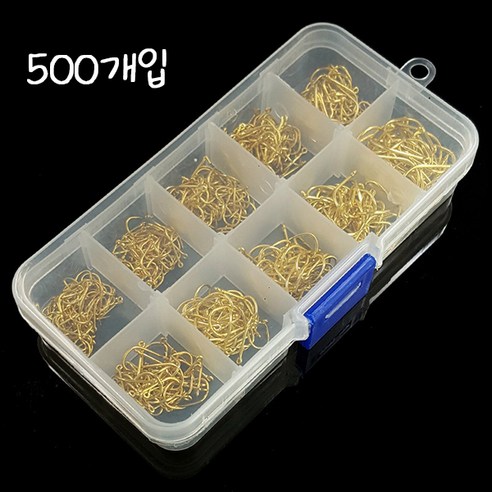 이세니 낚시바늘 대용량, 1세트, 500개입