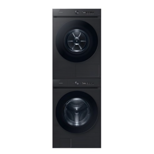 [10% 환급가전] 삼성전자 비스포크 그랑데 AI 직렬설치 세탁기 WF21CB6650BV +건조기 DV17CB6600BV 21kg+17kg 패키지 세트 상단설치키트 방문설치, WF21CB6650BV+DV17CB6600BV, 블랙 캐비어