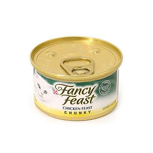 팬시피스트 고양이 청키 주식캔, 닭, 85g, 1개