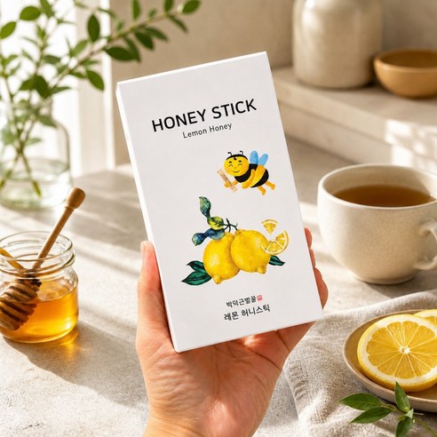 박덕근벌꿀 레몬 꿀 스틱 15포 허니 스틱 일회용꿀 150g 솔직 후기 | 실사용자 리뷰 분석 - 상품 이미지 3