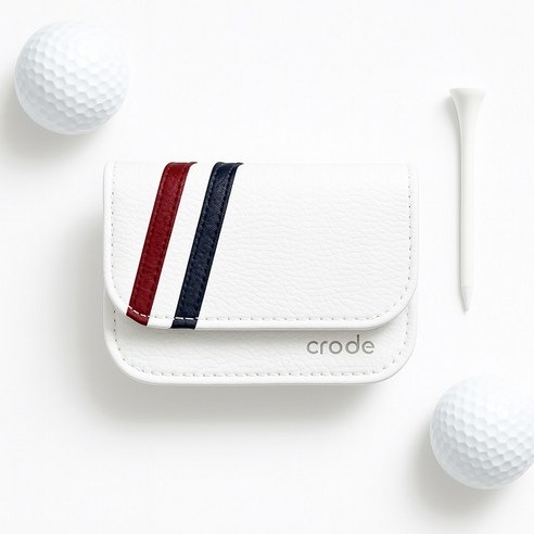 크로드 골프공 파우치 골프볼 주머니 케이스 클립형 볼마커세트 이미지 3