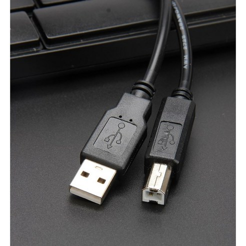 프린터 삼성 캐논 HP 호환 USB케이블 복합기연결 USB 2.0 AB 변환케이블, 1개
