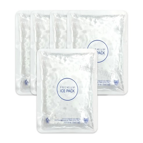 홀스파워 아이스팩 완제품 젤타입 (소) 12cm x 17cm, 1세트, 5개