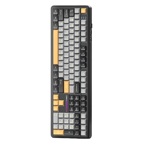 AULA F108 108키 RGB 3모드 기계식 키보드+키캡