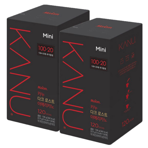 카누 다크로스트 아메리카노 미니 총240T+사은품(모바일기프티콘)