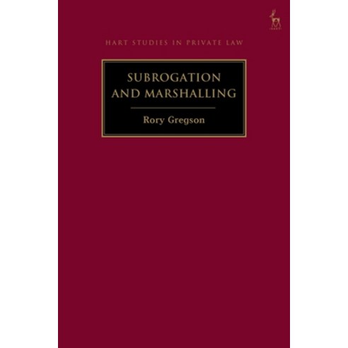 (영문도서)Subrogation and Marshalling Paperback, Hart Publishing, English, 9781509969265