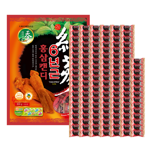 청정인삼 6년근 고함량 홍삼 캔디 800g, 2개 맛있게 먹은 솔직 후기 - 상품 이미지 4