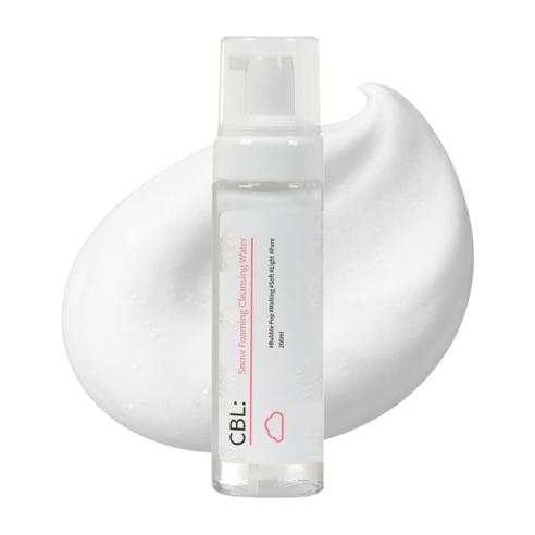 CBL: 스노우 포밍 클렌징 워터 약산성 저자극의 순한 비건 딥클렌저, 200ml, 1개