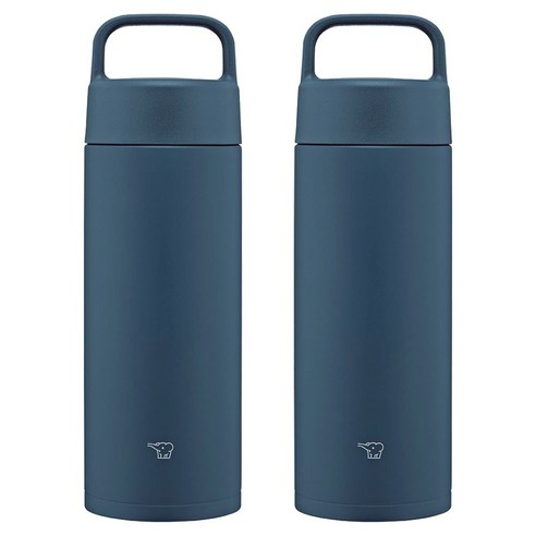 조지루시 보온병 핸들 텀블러 500ml 네이비 SMRS50AD, 0.5L, 2개
