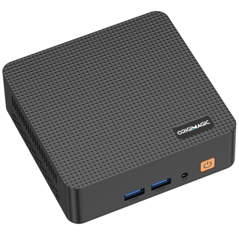 origimagic C5 미니 PC Ryzen 5 3500U DDR4 RAM SSD Type-C LAN BT 5.0 WiFi5, WIN11 Pro, 256GB, 8GB, 블랙