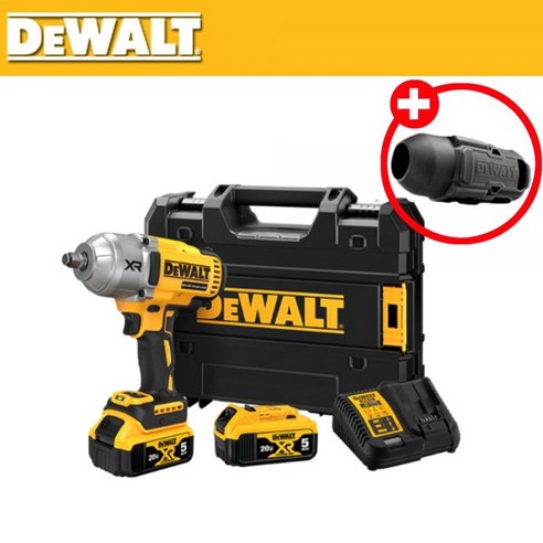 디월트 DCF900P2T 20V 12 충전하이토크임팩렌치 5.0Ah 배터리2개 보호커버437992, 디월트 DCF900P2T 20V 12 충전하이토크임팩렌