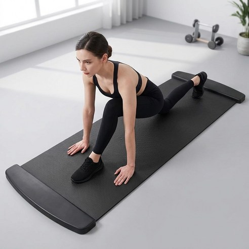 코어핏 슬라이딩 매트 보드 실내 스케이팅 매트 홈트 2m 운동러 솔직 후기 | 실사용 리뷰 - 상품 이미지 4