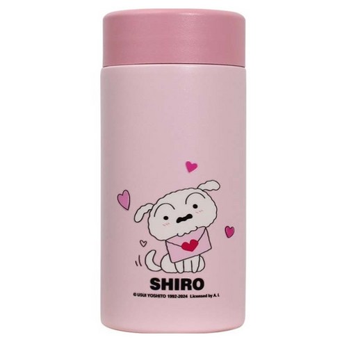StarR 크레용 신짱 포켓 보온 보냉 텀블러 SC10064, 1개, 300ml, 핑크