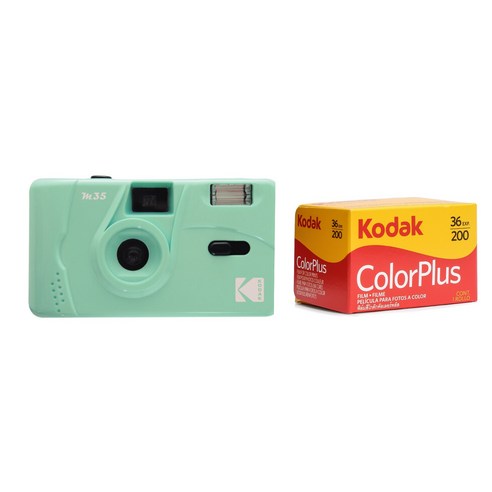 코닥 M35 필름카메라 + 코닥 컬러플러스 200/36 필름, KODAK M35(카메라), 1세트