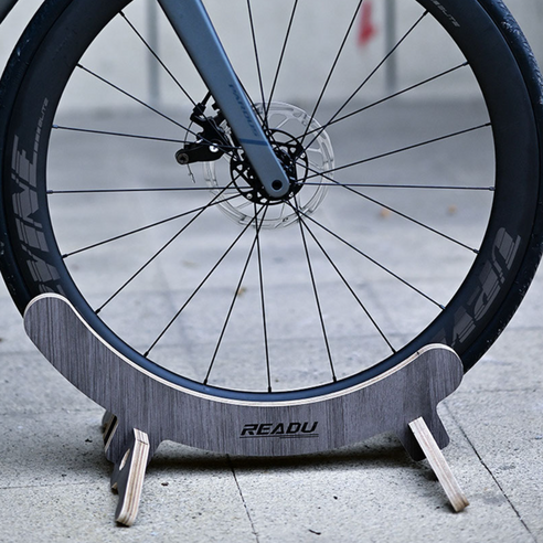 실내자전거스탠드 자전거실내거치대 우드받침대 하중100kg, 로드스탠드, 1개 - 보관용 거치대 | 쿠팡