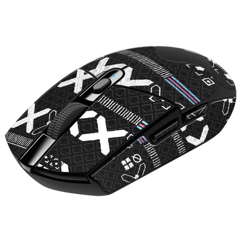 로지텍 G304 전용 풀스킨 마우스 그립 스티커, 블랙, logitech G304