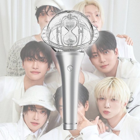 에이티즈 공식 응원봉 ver.3 콘서트 라이티니 팬라이트 ATEEZ, 실버, 1개