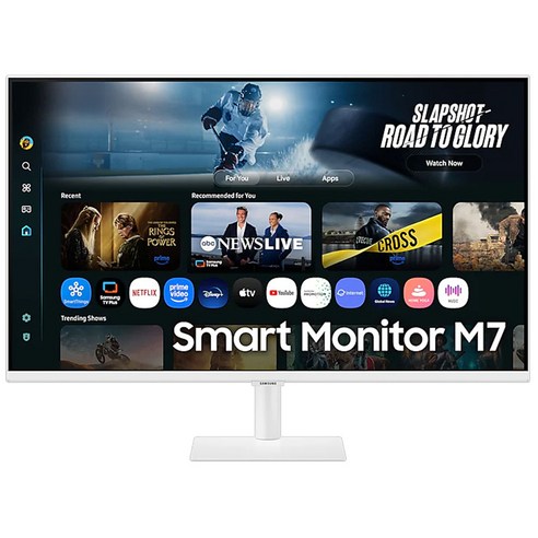 삼성 스마트모니터 M7 S32FM701 화이트 UHD 4K 32인치 C-Type 덱스 미러링 넷플릭스 유튜브 /M, 80cm, 3. S32FM701