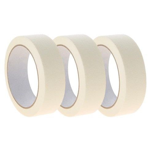 르디아망 다용도 종이 마스킹테이프 3개입 미색 이미지 2