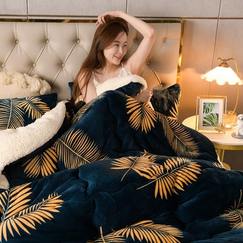 YOUPAN 양털이불 캐시미어 이불 후기 분석 - 색상 라인업