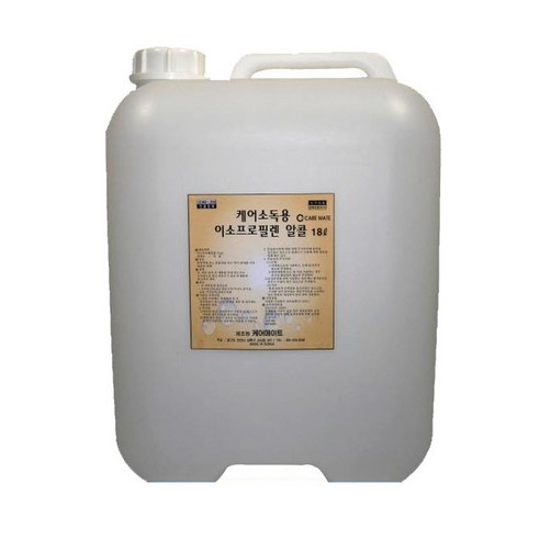 케어팜 이소프로필알콜(Isopropyl Alcohol)70%18L - 약통/구급함 | 쿠팡