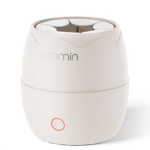 coomin 분유 쉐이커 충전식 분유믹서기 휴대용 초소음, 화이트 화이트