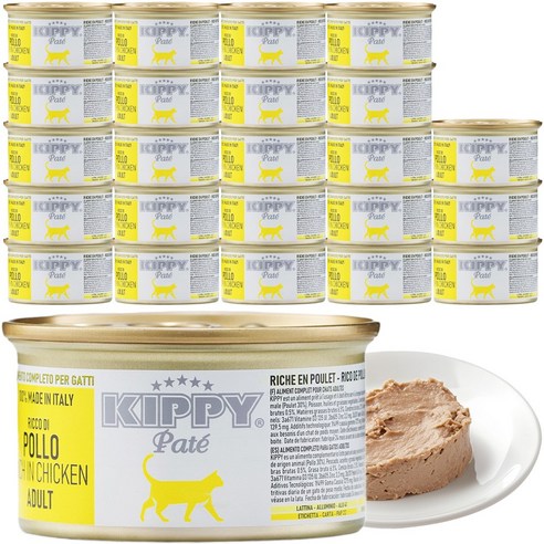키피 그레인프리 무스 파테 고양이 습식사료, 24개, 85g, 닭