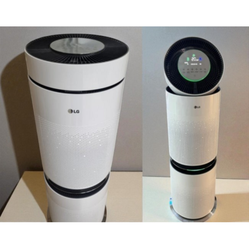 LG 퓨리케어 360 플러스 공기청정기 AS285DWWC+PWH8DBA 무빙휠세트, 크리미 스노우