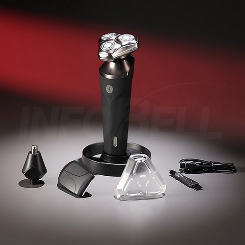 [TV홈쇼핑정품 인포벨]독일 몬타 3헤드 방수 전동 면도기 1세트 남자 ... 솔직 후기 | 실사용자 리뷰 분석 - 상품 이미지 4