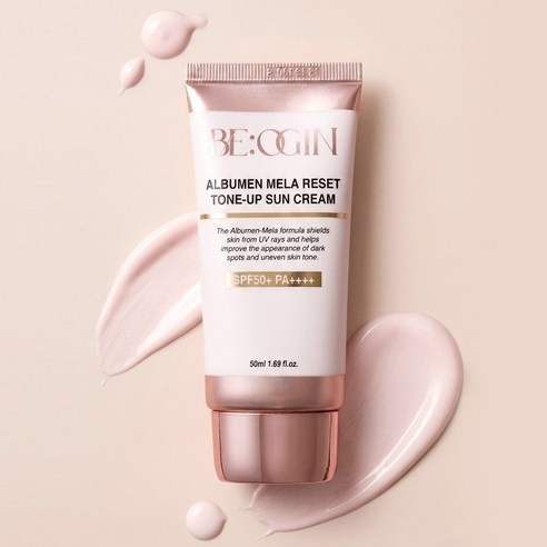 [홈쇼핑완판템] 전인화의 비오진 알부민 멜라 리셋 톤업 선 크림 SPF50+ PA++++ 이미지 2