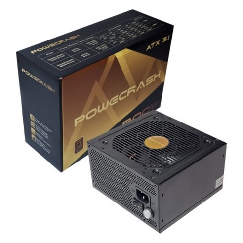 아툼 POWERCRASH 800W 80PLUS브론즈 ATX3.1, 선택없음