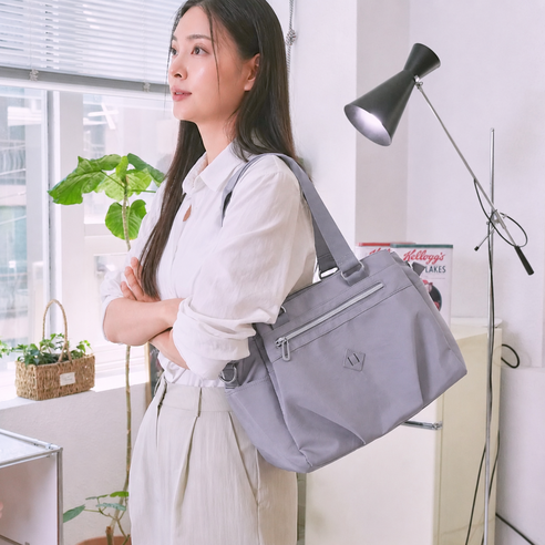 베일리선셋 여성 나일론 숄더 크로스백 데일리백 여행용 경량 생활방수