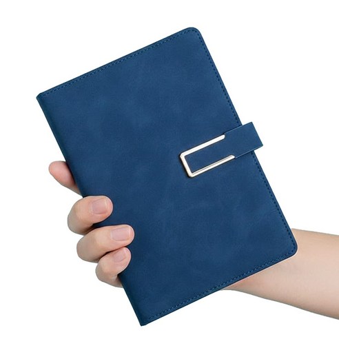 로열스테디 가죽 일기장 수첩 노트 다이어리, 1개, 딥블루
