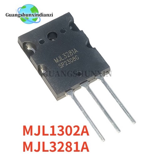 1쌍/2 개 기존 MJL1302A + MJL3281A TO-264 1302A 3281A 고전력 페어링 트랜지스터 재고 있음 ...