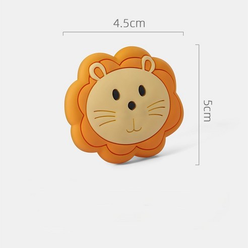 도어 문 충돌 패드 문보호 가구보호, 사자, 5개