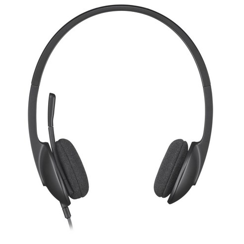 로지텍 USB 헤드셋, H340, 혼합 색상