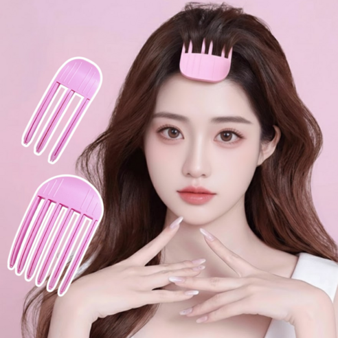 로멀리 뿌리볼륨 집게핀 클립, 3날+6날 1세트