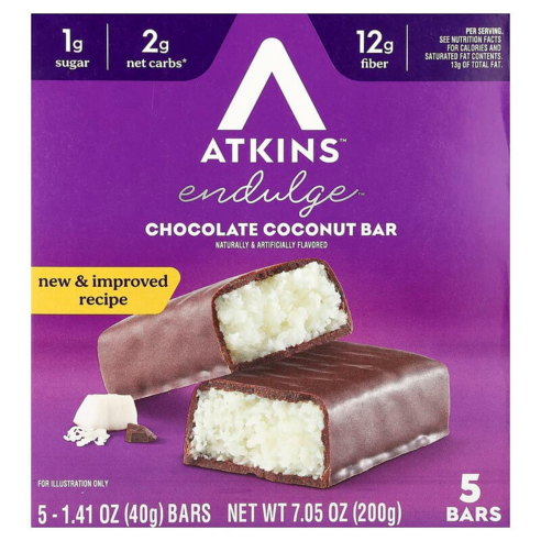 앳킨스 어드밴티지 바 초콜릿 코코넛 200g, 1개 맛있게 먹은 솔직 후기 썸네일