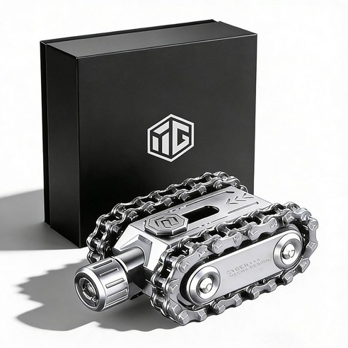피젯 Tank edc 고급 피젯 토이 스트레스 해소 장난감, 1개, 은색