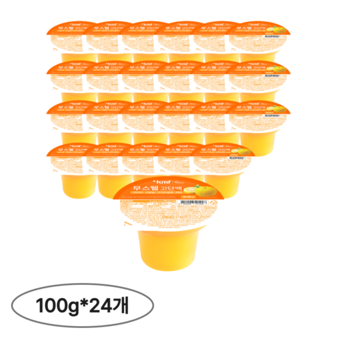 메디푸드 무스웰 고단백 고단백 영양푸딩, 100g, 24개