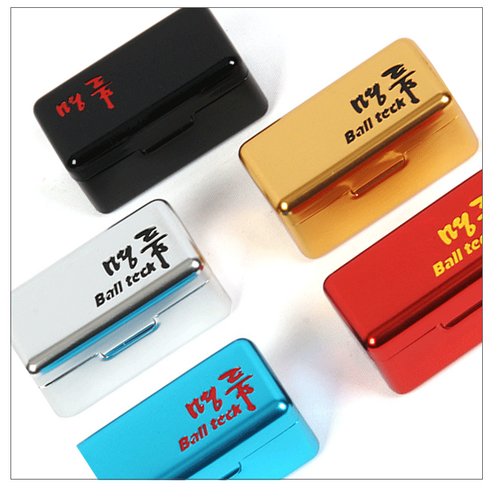 명품철제초크 당구초크 명품초크 세트 (초크+ 초크케이스), 1개, 레드(빨강)