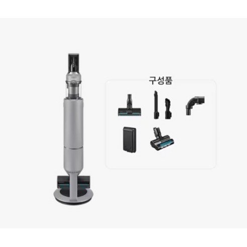 삼성전자 BESPOKE 제트 스틱청소기 220W 고객직접설치, 페블 그레이, VS20B956D2CG