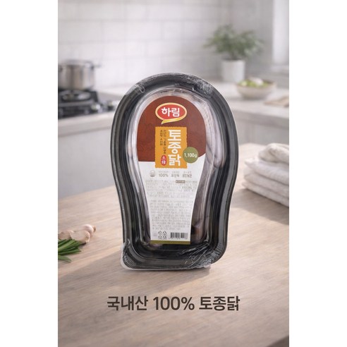 하림 참 토종닭 백숙용 (냉장), 1100g