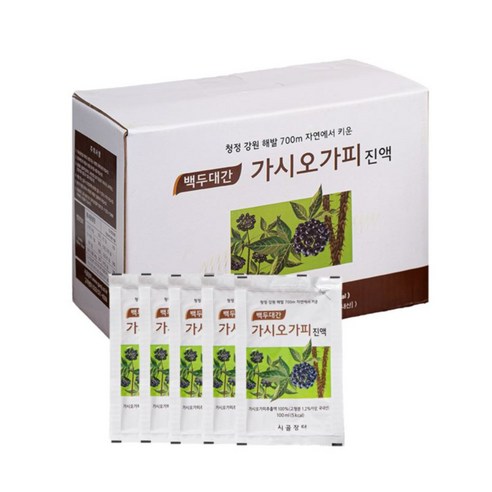 시골장터 가시오가피 즙 100% 국내산 진액 100ml, 60개 실사용 후기 | 효과 있을까? - 상품 이미지 1