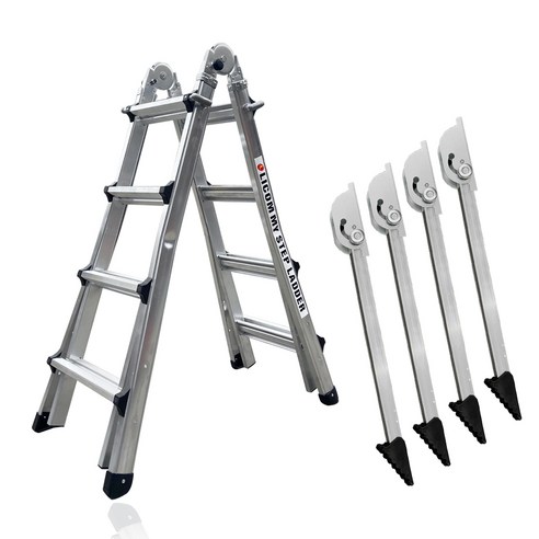 안전과 편의를 모두 갖춘 라이콤 LS 4단 사다리, 당신의 든든한 작업 파트너!