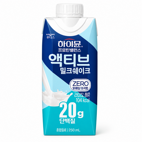 하이뮨 프로틴 밸런스 액티브 밀크쉐이크 ZERO 250ml, 18개 솔직 후기 | 실사용자 리뷰 분석 - 상품 이미지 1
