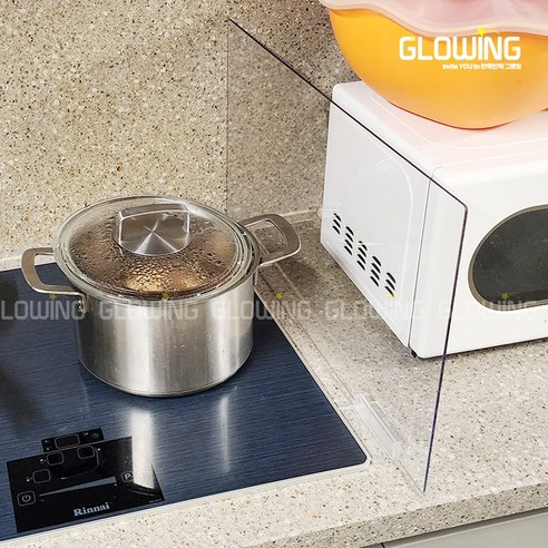 그로잉 인덕션가림막 씽크대 물튐방지가림막 정수기가림막 기름방지판 기름막이... 솔직 후기 | 실사용자 리뷰 분석 - 상품 이미지 1