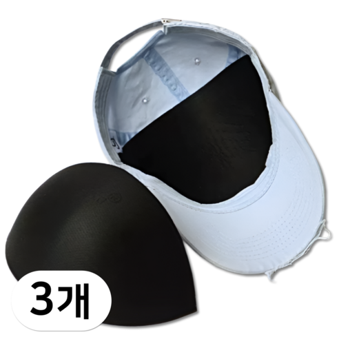 펴나나다 모자 형태 유지 지지대 3P, 1세트, 블랙